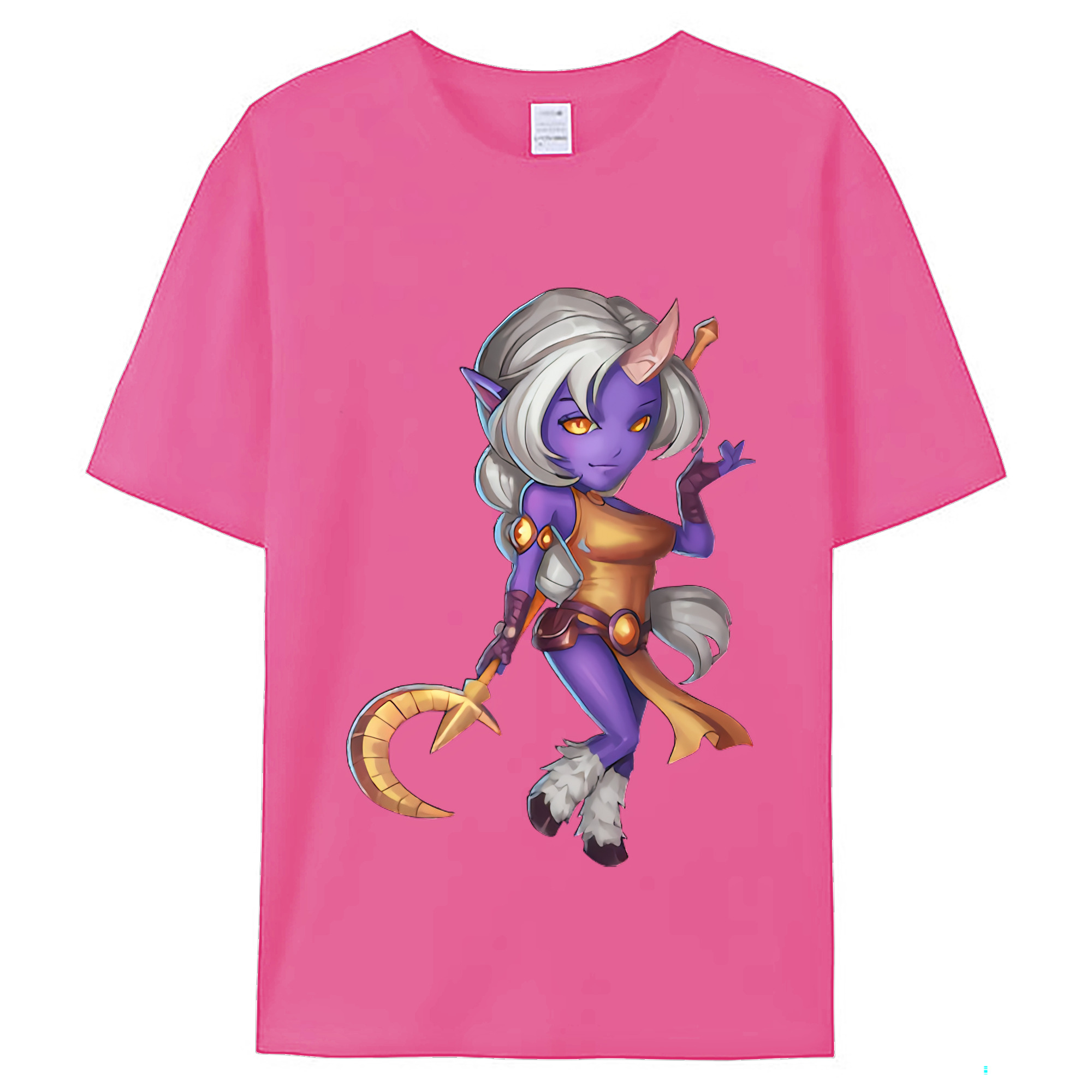 （画像用） リーグ・オブ・レジェンド League of Legends LOL レディースカジュアルプリントTシャツ（綿100％）